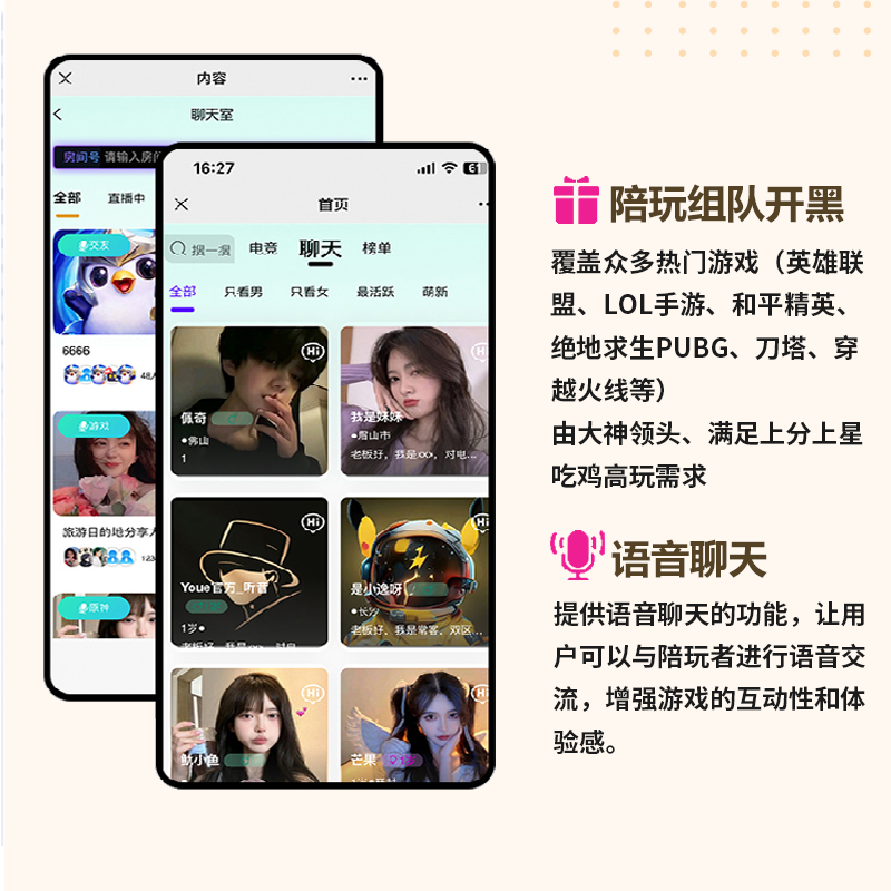 游戏陪玩系统